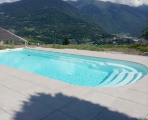 Construction d'une piscine à coque en montagne, autour de Grenoble