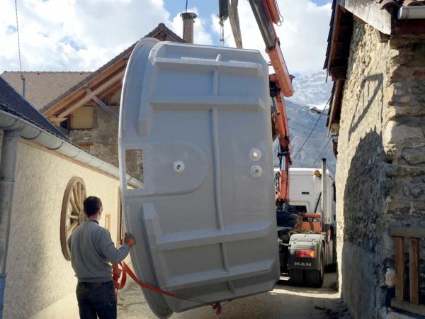 Livraison et pose d’une piscine à coque à Villard Bonnot