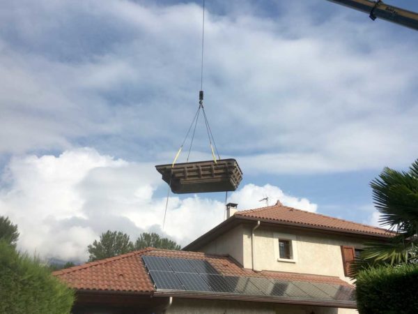 Livraison et pose d’une piscine à coque à Villard Bonnot