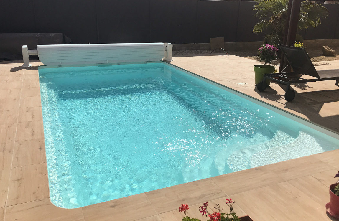 Construction d'une piscine à coque au Versoud