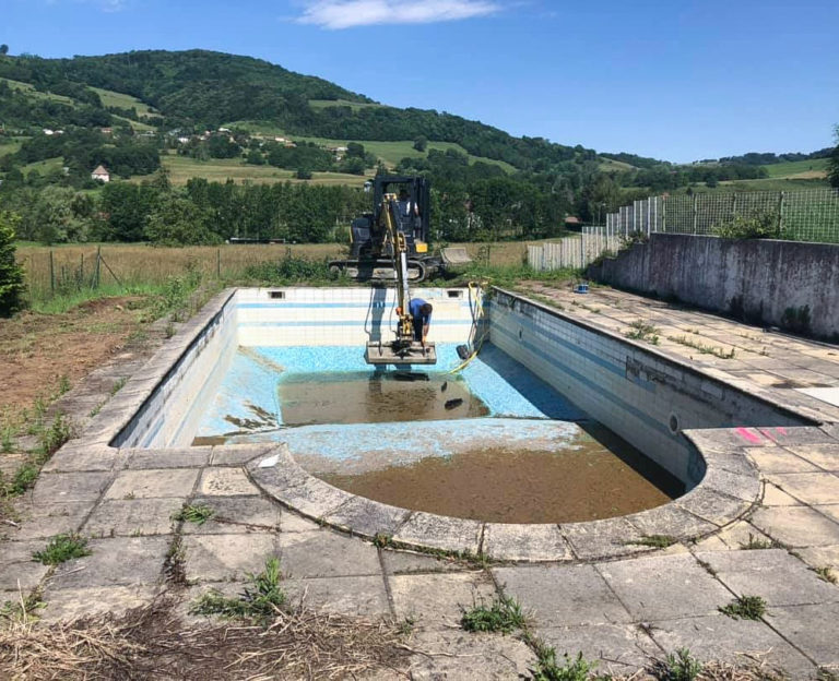 Rénovation d'une vielle piscine et de sa terrasse