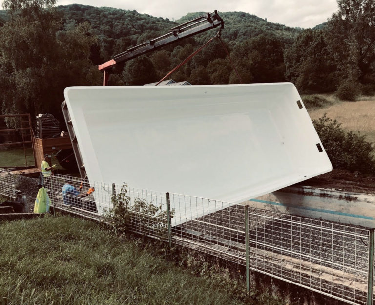 Rénovation d'une vielle piscine et de sa terrasse