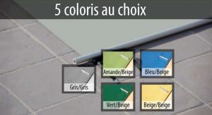 Couleurs bâche à barre pour piscine